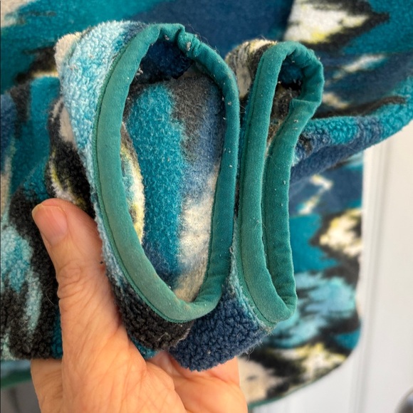 Patagonia Synchilla Trout Tales RARE Snap-T fleece Pullover sweater M - Picture 6 of 8